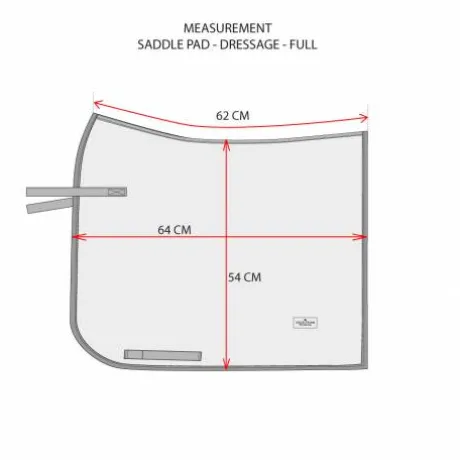 Tapis de selle midnight blue - equestrian stockholm - tissu déperlant