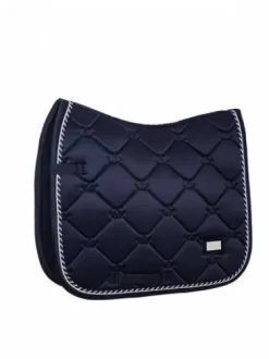 Tapis de selle midnight blue - equestrian stockholm - tissu déperlant
