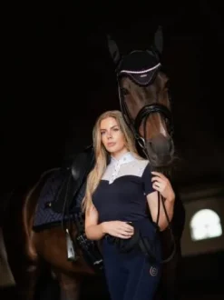 Tapis de selle Modern Dark Ocean DRESSAGE - Equestrian Stockholm