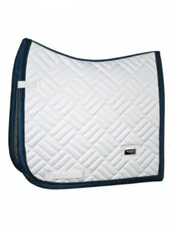 Tapis de selle Modern White Navy - EQUESTRIAN STOCKHOLM