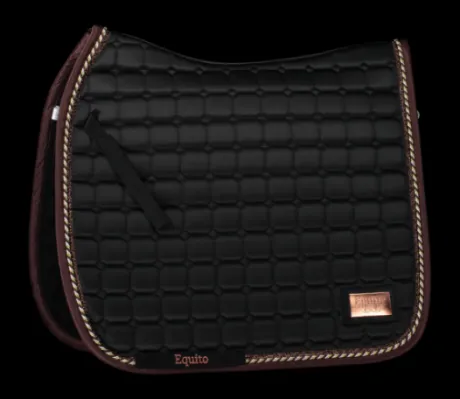 Tapis de selle Noir et Bronze 2.0 - EQUITO