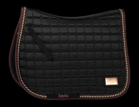 Tapis de selle Noir et Bronze 2.0 - EQUITO