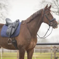 Tapis de selle Sensisoft - QHP - Doublure en fausse fourrure