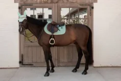 Tapis de selle Velvet - Kentucky Vert Menthe - Amorti exceptionnel