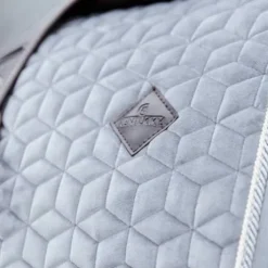 Tapis de selle Velvet Basic GRIS - Kentucky