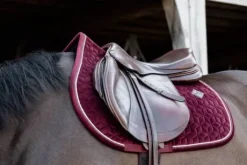 Tapis de selle Velvet Bordeaux - Kentucky