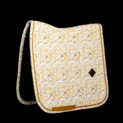 Tapis de Selle Velvet printing fleuri DRESSAGE - Kentucky