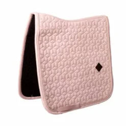 Tapis de selle Velvet Rose pale DRESSAGE - Kentucky