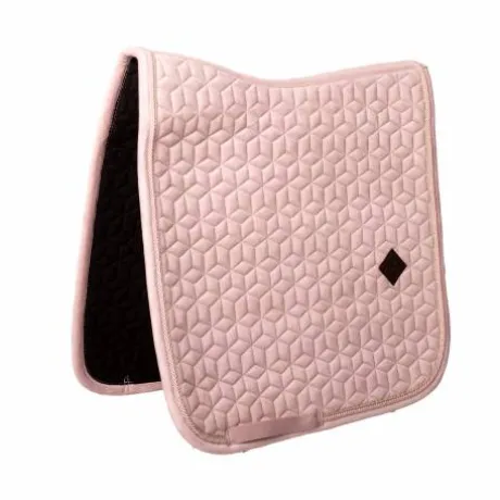 Tapis de selle Velvet Rose pale DRESSAGE - Kentucky