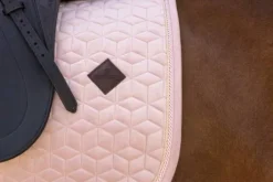 Tapis de selle Velvet Rose pale DRESSAGE - Kentucky