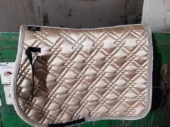 Tapis d'équitation couleur Or