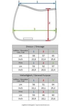 Tapis dressage poney aruba HKM