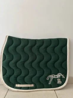 Tapis Pénélope vert et blanc