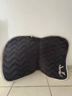 Tapis Pénélope vert et blanc