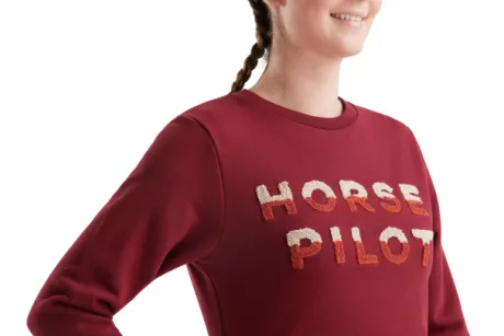 Team Sweat-shirt femme Rouge - Horse Pilot