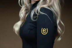 Top manches longues Air Breeze Black Gold - Equestrian Stockholm