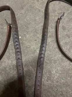 Étrivières Bruno Delgrange en cuir havane 135cm