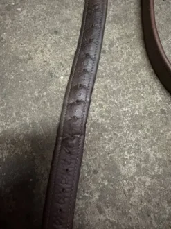 Étrivières Bruno Delgrange en cuir havane 135cm