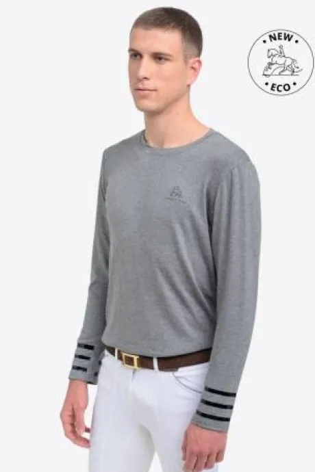 T-shirt à manches longues Riding Top - Cavalliera - Tissu naturel
