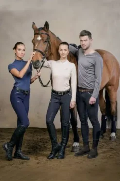 T-shirt à manches longues V-Neck - Cavalliera - Tissu technique