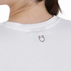 T-shirt ajusté avec logo à paillettes - Equestro