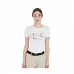 T-shirt d'équitation manches courtes Filetto - EQUESTRO - Slim fit