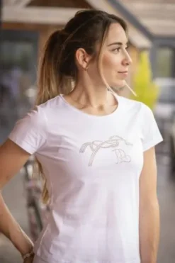 T-shirt iconic strass - pénélope collection - léger et chic