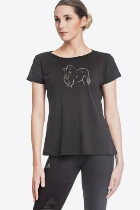 T-Shirt équitation ROSE GOLD - Cavalliera - Technique et confort