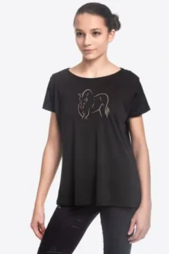 T-Shirt équitation ROSE GOLD - Cavalliera - Technique et confort