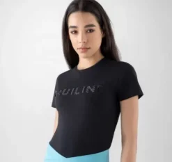 T-shirt strass Equiline - femme - tissu doux et respirant