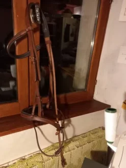 Vends bridon cuir noisette