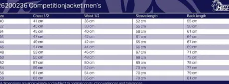 Veste concours homme Harrys horse