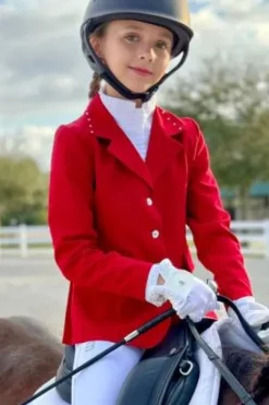 Veste de concours enfant ILOVE CRYSTAL - Cavalliera - Softshell techniq