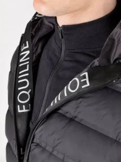 Veste en duvet homme noir Equiline