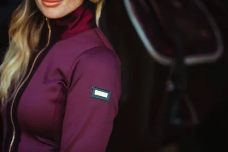 Veste Polaire Equestrian Stockholm - CRYSTAL MERLOT GOLD