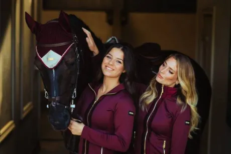 Veste Polaire Equestrian Stockholm - CRYSTAL MERLOT GOLD