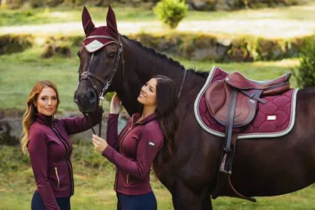 Veste Polaire Equestrian Stockholm - CRYSTAL MERLOT GOLD